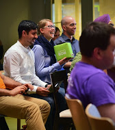 Catchbox tijdens een evenement